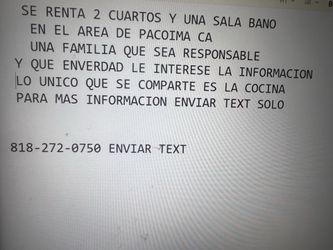 Renta 2 cuartos