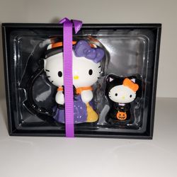 Hello Kitty Halloween Mug And Figurine Set NWT 2024 Blue Sky Clayworks