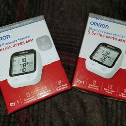New Omron 5 Series Upper Arm Blood Pressure Monitor Wireless Bluetooth BP7255 2 Available 