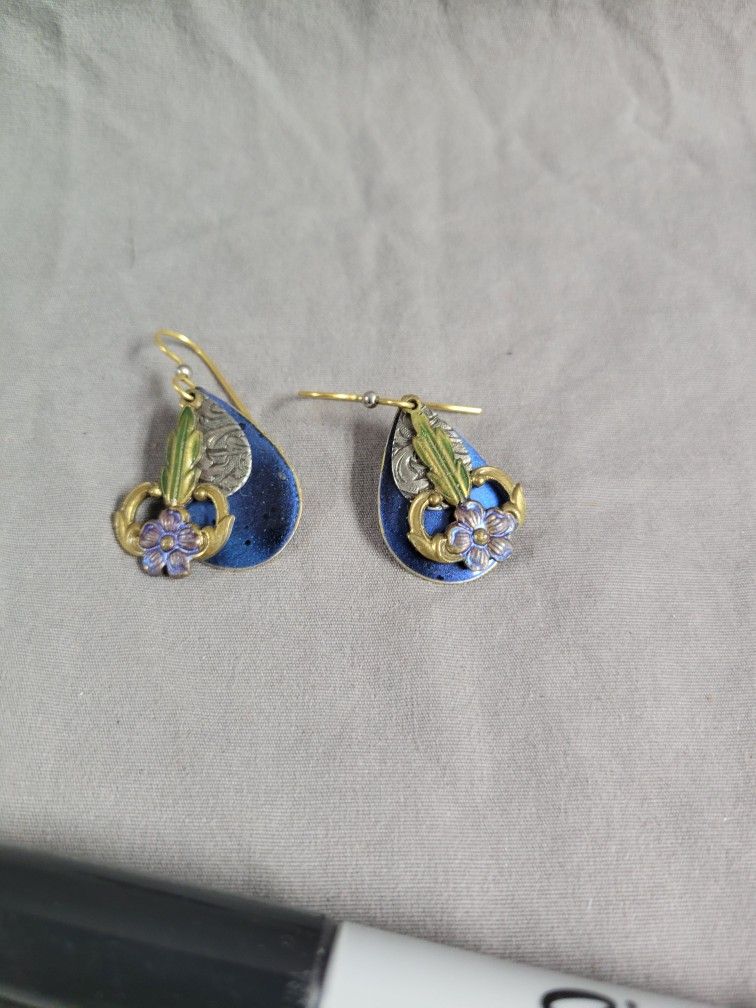 Antique 10k Gold Plated Earings
