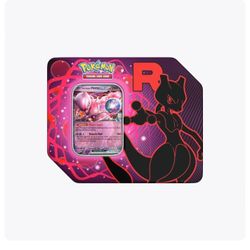 Team Rockets Mewtwo Ex Tin