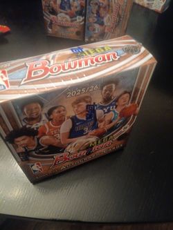 Mega Bowman NBA basketball card box 6 packs