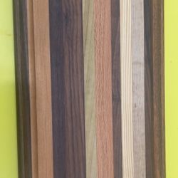 Premium Multi-Wood Cutting Board w/ Juice Groove & Rounded Edges