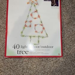 Vintage 1999 Indoor Outdoor Christmas Light tree