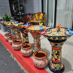 Talavera Birdbath (Fountain) Etsy Casamxartesanalstore 