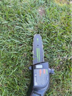 Green-works 40V Cordless Pole Saw w/ Battery & Charger