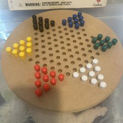 Vintage Chinese Checkers Missing A Few Pegs