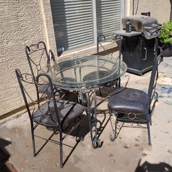Patio table and chairs