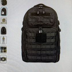 5.11 Tactical Rush 24 Backpack In Navy Blue