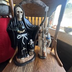 santa muerte statue set