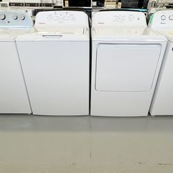 HOTPOINT Set Washer 4.0 Cu Ft And Dryer Gas 