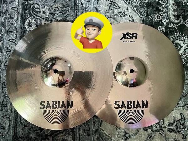 💥 Sabian XSR 14” Hi Hat Cymbals For Drum Set. NEW!