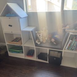 Kids Book Shelf / Toy Bin Organizer