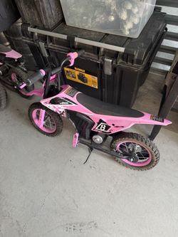 Three 50 cc E-Pit Bikes