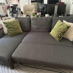 Gray Sectional Sleeper Couch