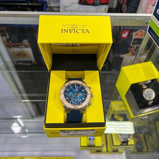 Invicta Aviator Men's Watch - 49mm, Blue Reloj (22523)