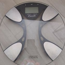 Glass Body and fat Bathroom Scale