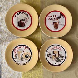 Pottery Barn Beer Plates