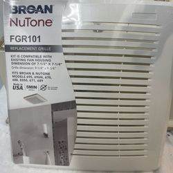 Nutone ventilation cover