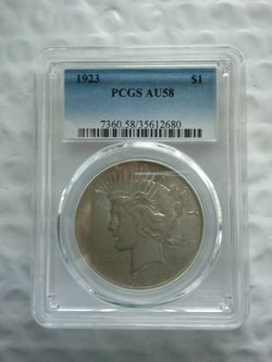 1923 US silver Peace doller
