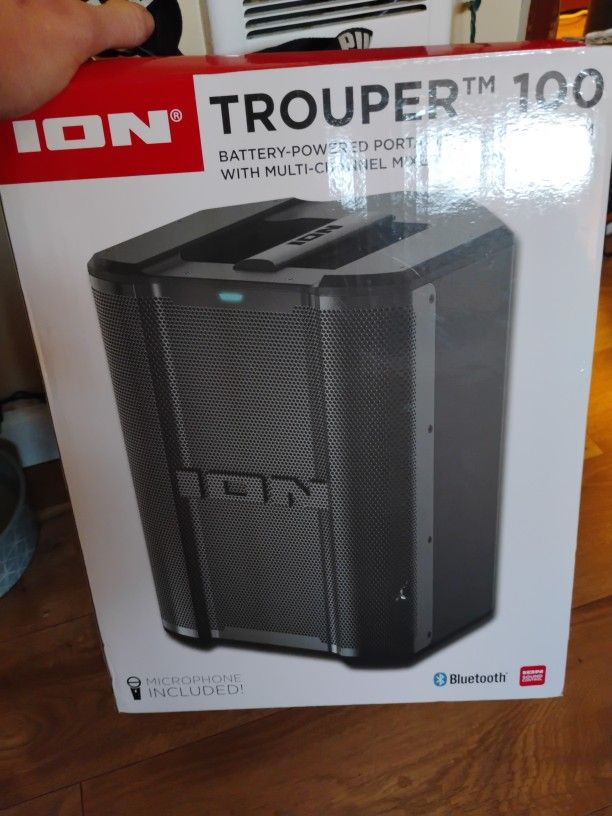 Ion Trooper Bluetooth Speaker With Microphone