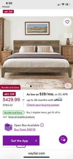 King Bed frame