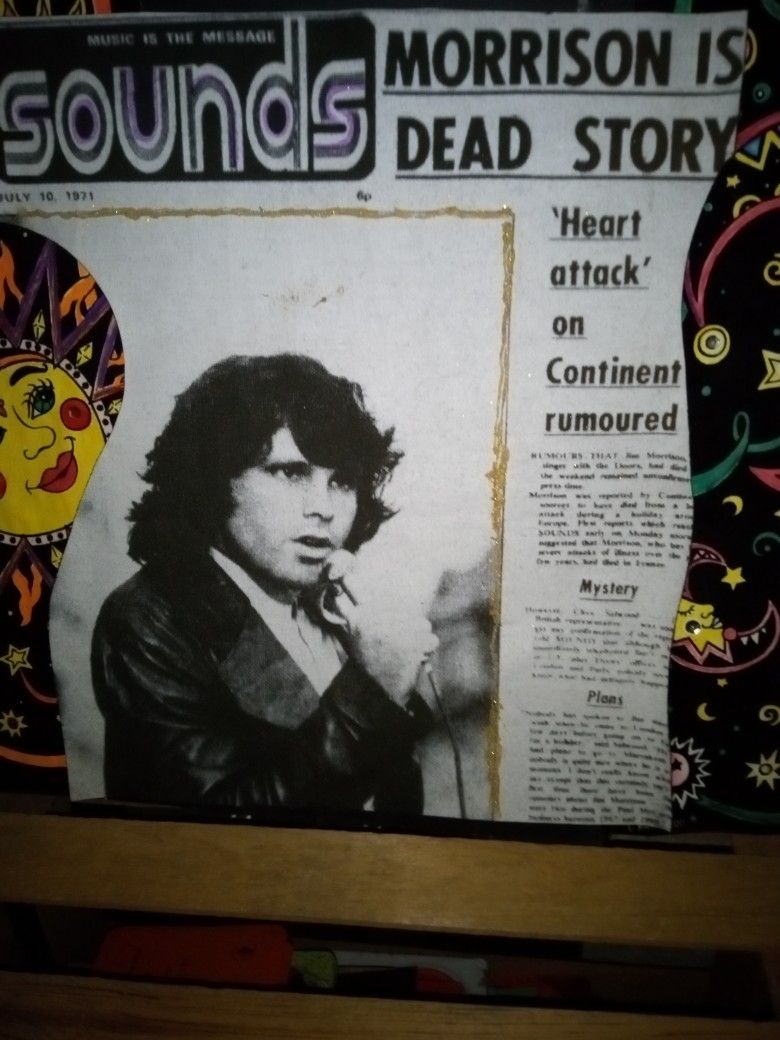 Jim Morrison Blue Jean Jacket Patch