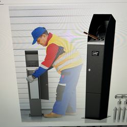 Standing Cigarette Butt Disposal Machjne