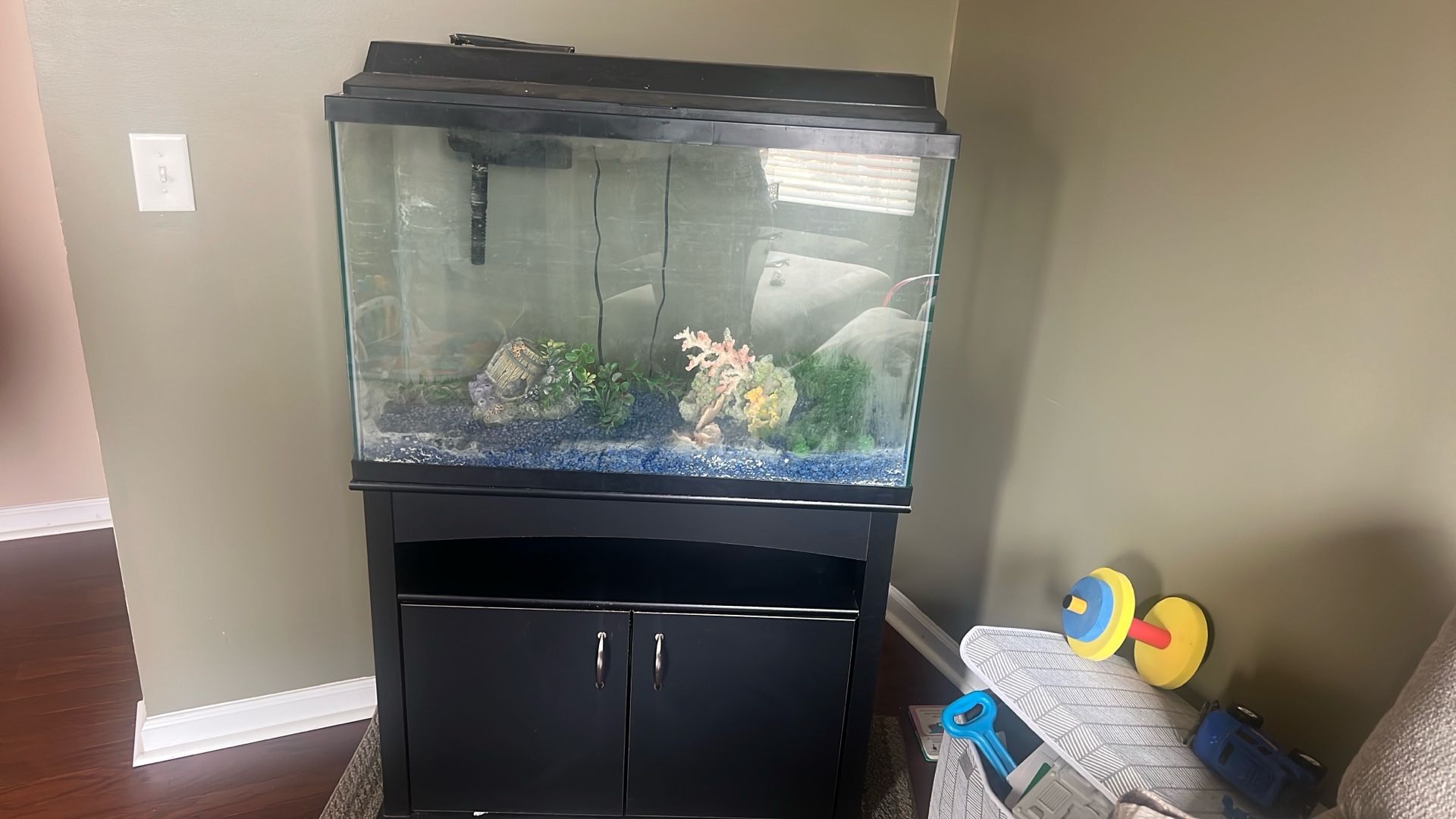 Fish Tank And Cabinet