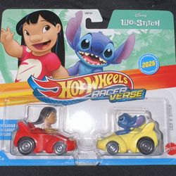 2025 Hot Wheels Racer Verse 2-Pack ~ Disney LILO & STITCH ~ NEW