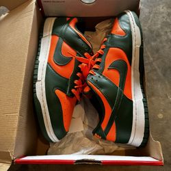 Miami Hurricanes Nike Dunk Low