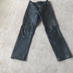 Motorcycle Leather Pants 32x31