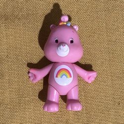 Cheer Bear Carebear Pink Rainbow Figure