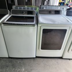 Set Washer And Dryer Samsung, Works Good 