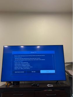 Samsung 65” smart tv