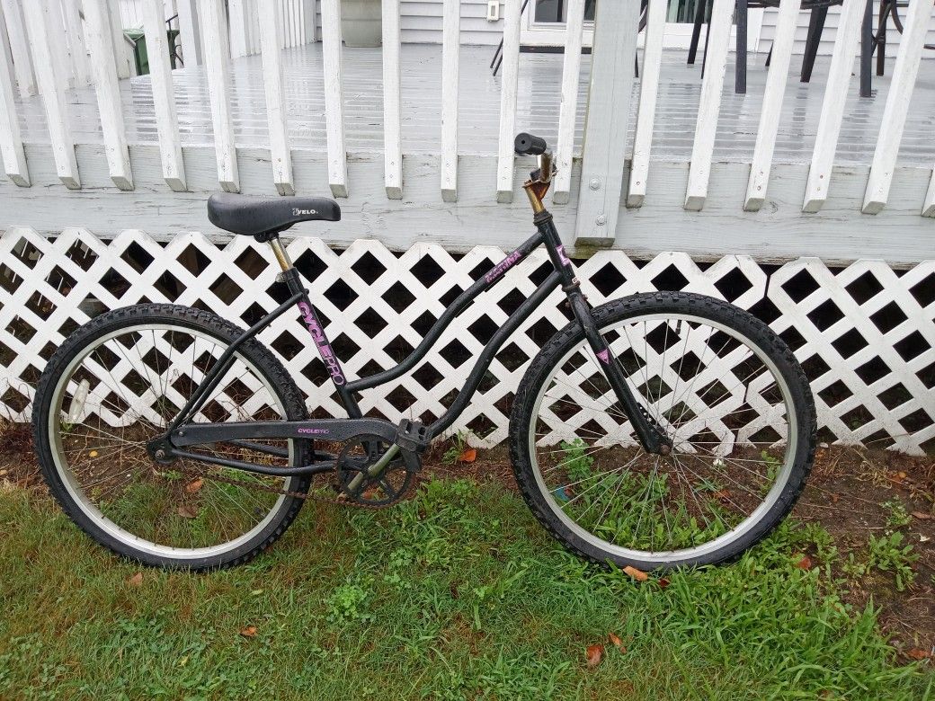 Basic Single Speed Beach Cruiser Bike Ready To Ride 26-in Wheels