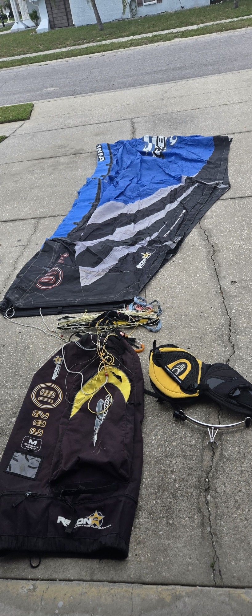 Kite surfing Set Up