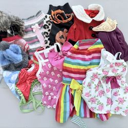 Small Dog Clothes Sweaters Dresses Hats Scarfs