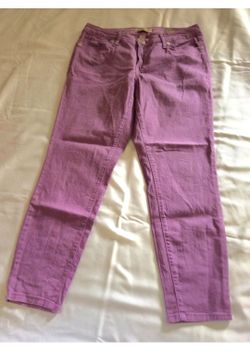 NINE WEST VINTAGE AMERICAN COLLECTION JEAN SZ 8/29 PURPLE SLIM SKINNY