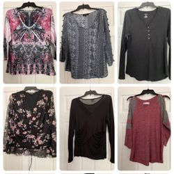 Ladies XL Gently Worn Tops