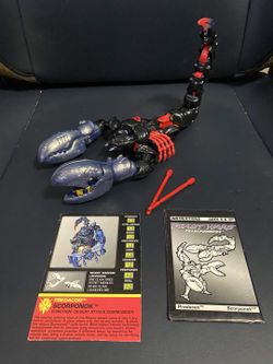 Vintage Beast Wars Scorponok Mega Class (1996) - 100% Complete with Manual & Card