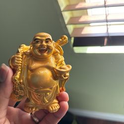 Golden Laughing Buddha