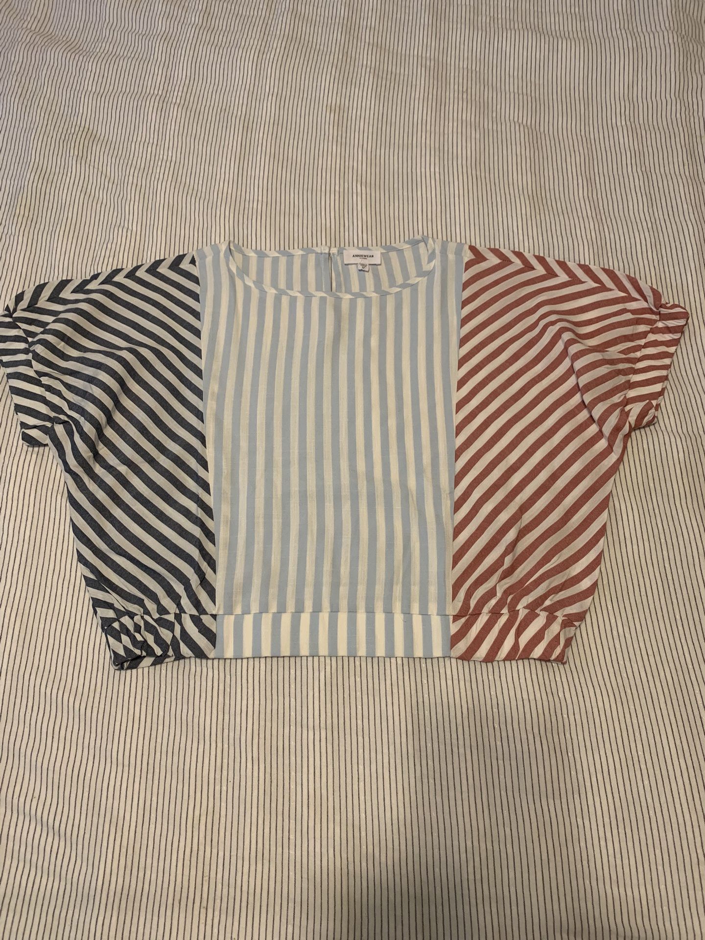 Striped Shirt, Cropped (M)