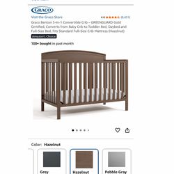 Graco crib and Halo breathable mattress