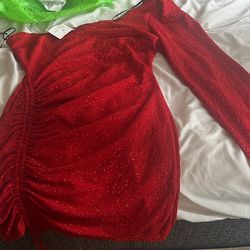 Red Sparkly Dress
