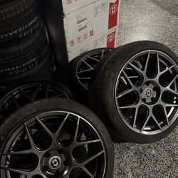 selling my Audi S4 wheels.  19” HRE wheels.  they are like new, just had them refinished 