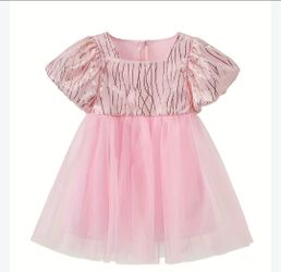 Pink Sparkle Tulle Princess Dress for Toddlers Sz 3T-4T