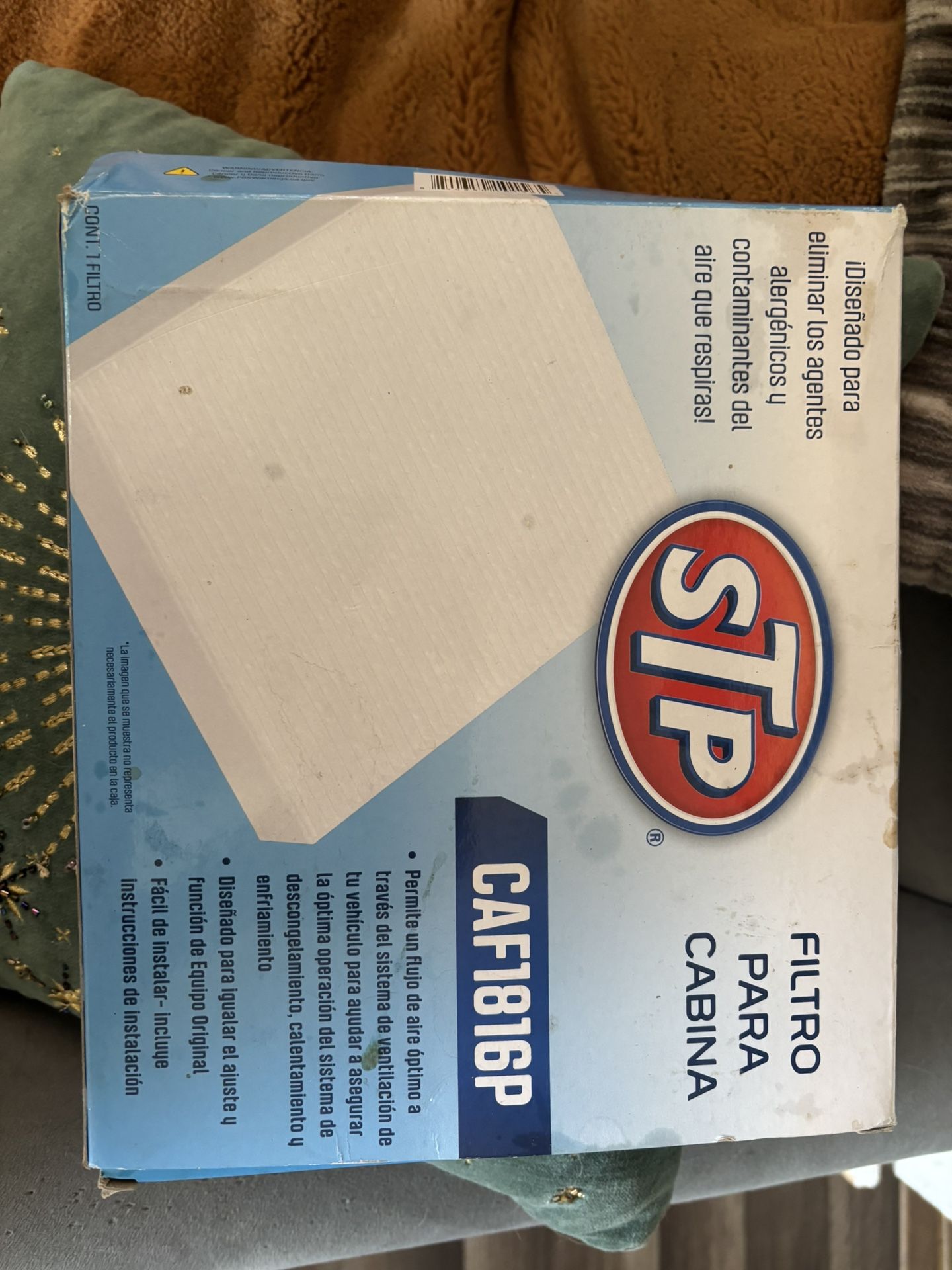 STP Cabin Air Filter CAF1816P (NEW)