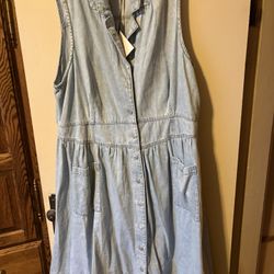 Denim Dress Size 24 