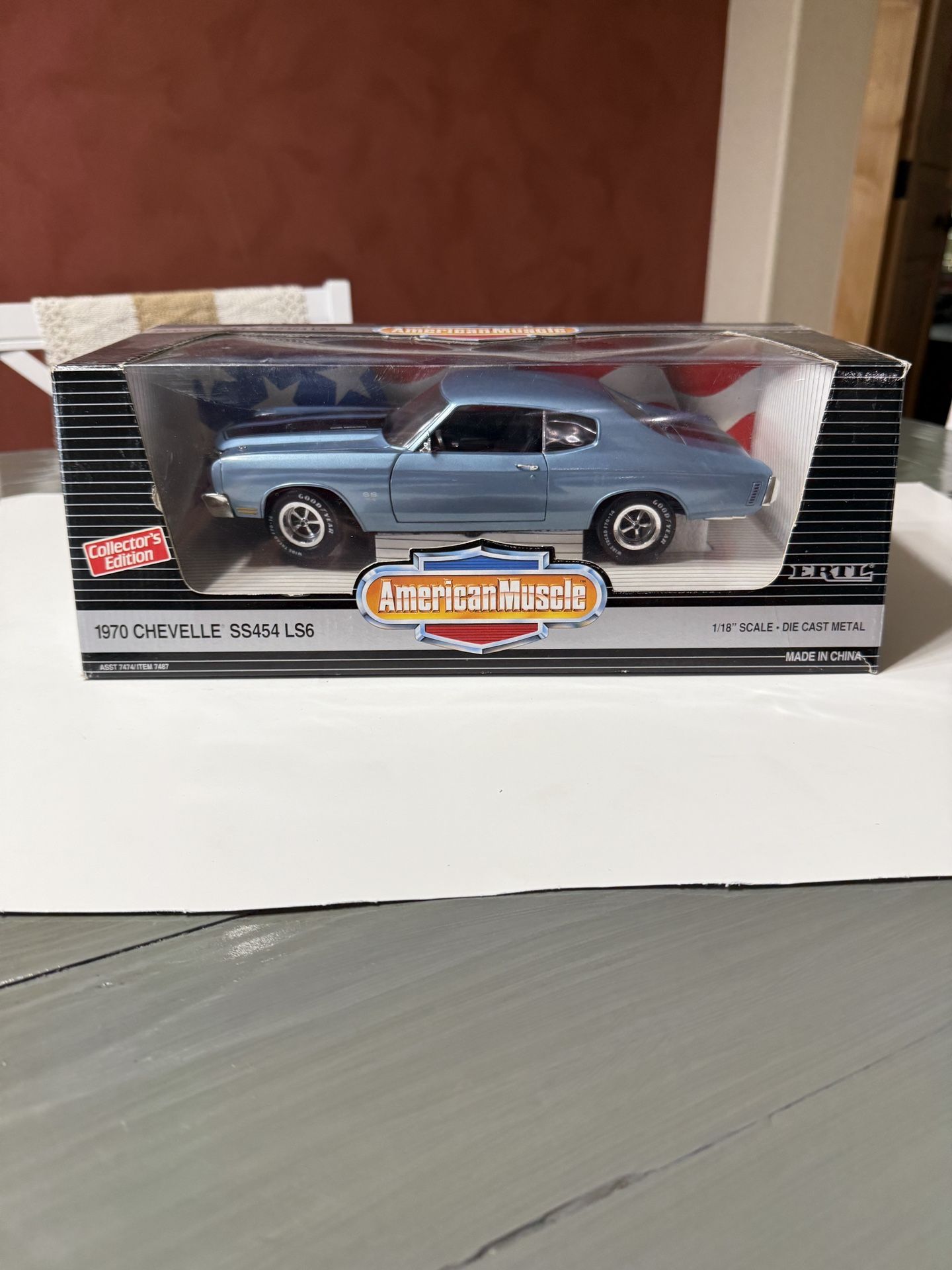 1970 Chevelle SS454 LS6 American Muscle 1:18 Scale Model Car